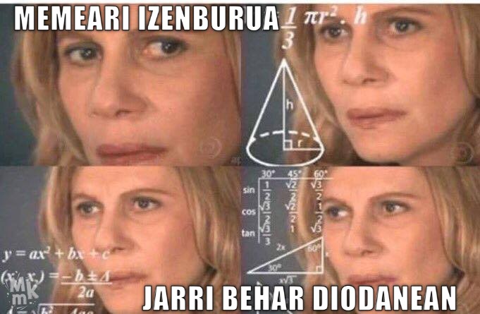 eztakit ze izenburu jarri