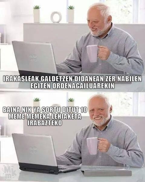 Lanean nabil, irakasle, lanean...